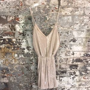 Gold romper